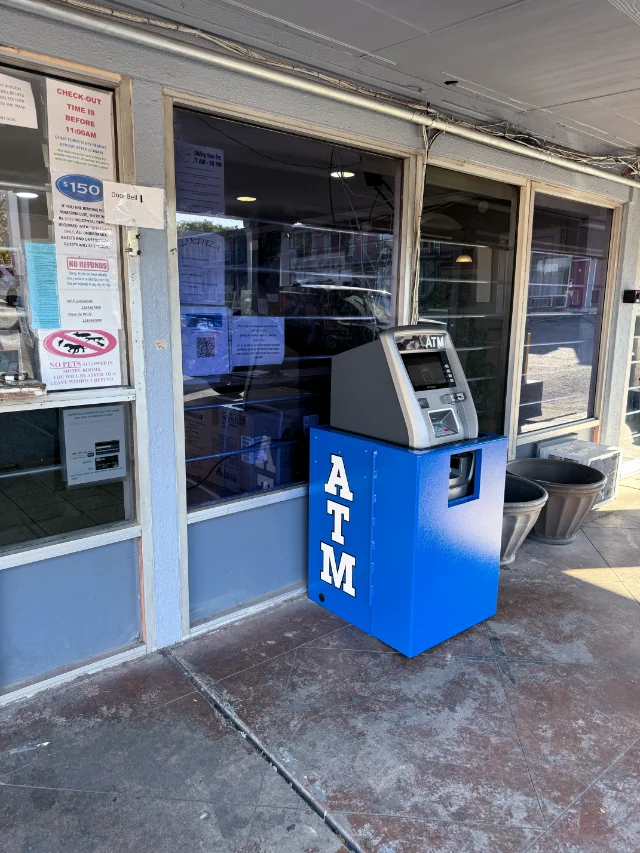 ATM placement outside a convenience store in Cedar Park, TX