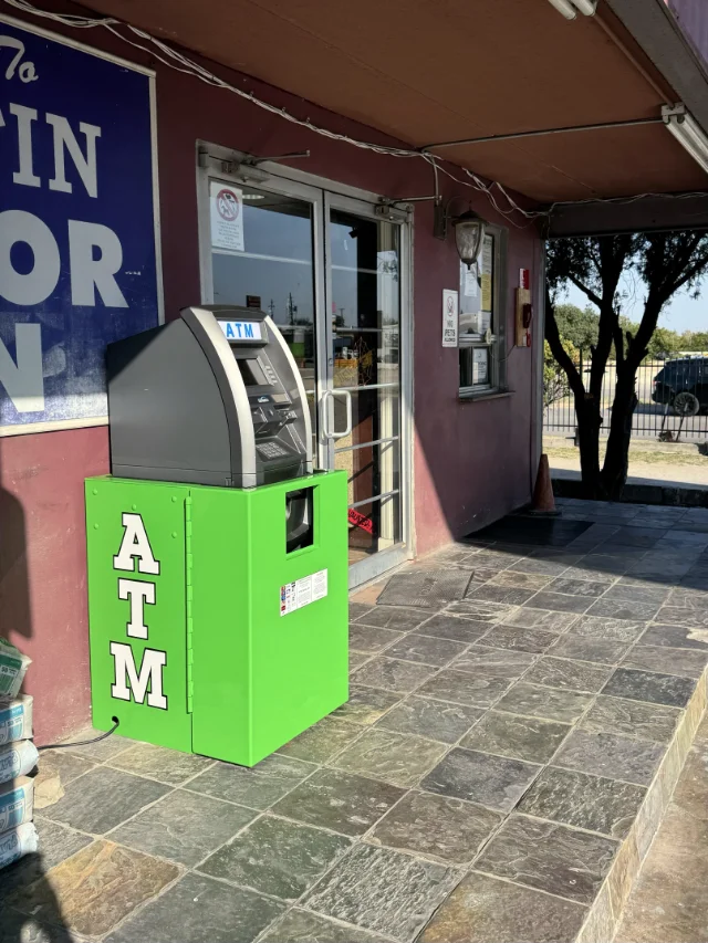 ATM placement outside a convenience store in Austin, TX